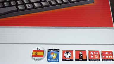 Teclado PC marca Trust con logo PS2/USB compatible